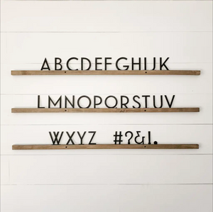 LITTLE TYPE GATSBY WALL FONT SET