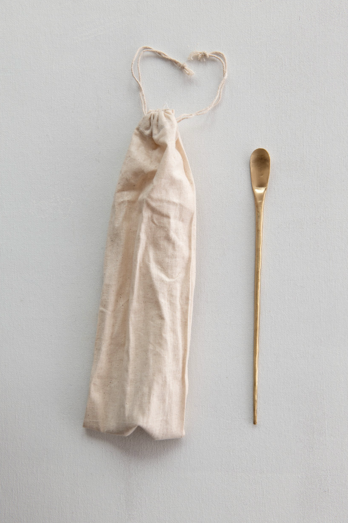 BRASS COCKTAIL SPOON