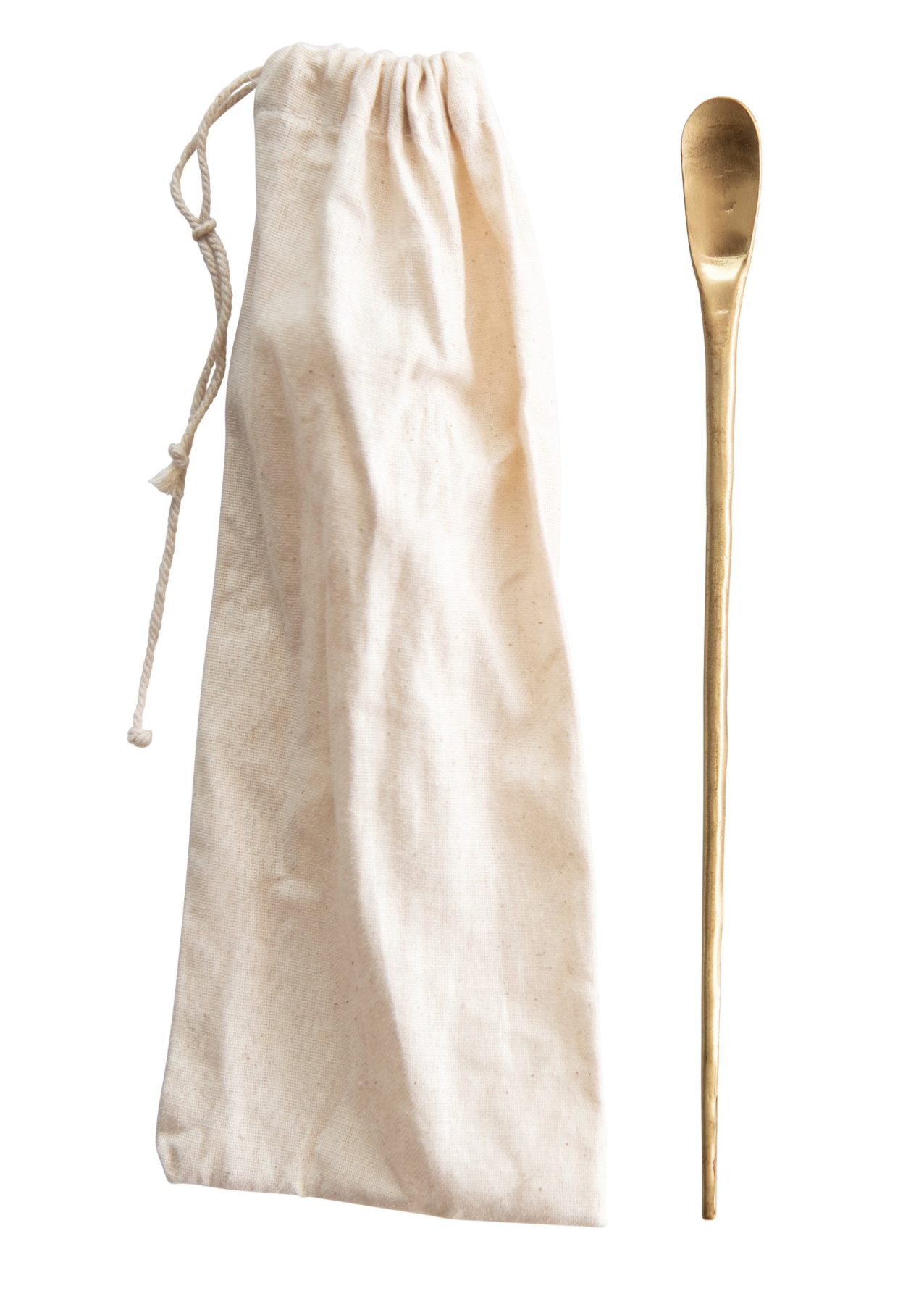 BRASS COCKTAIL SPOON