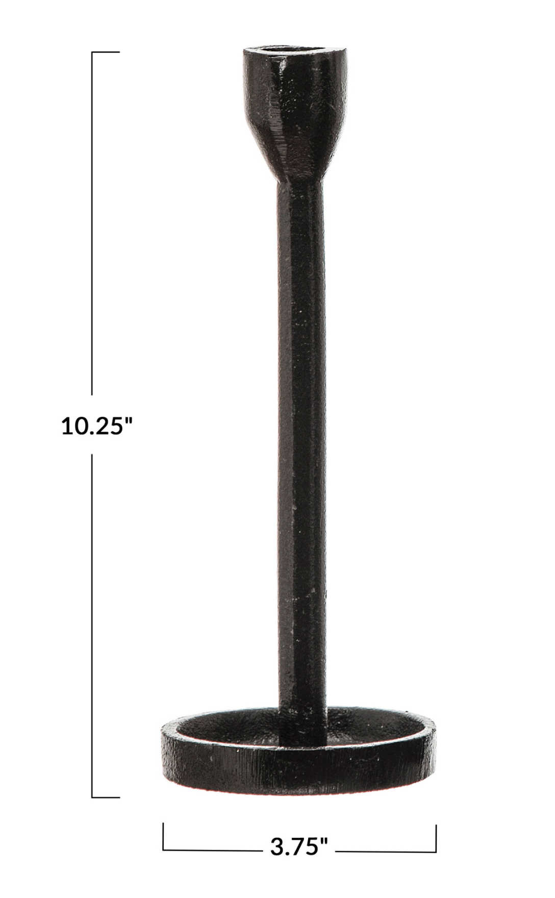 CAST IRON TAPER HOLDER 10.25"