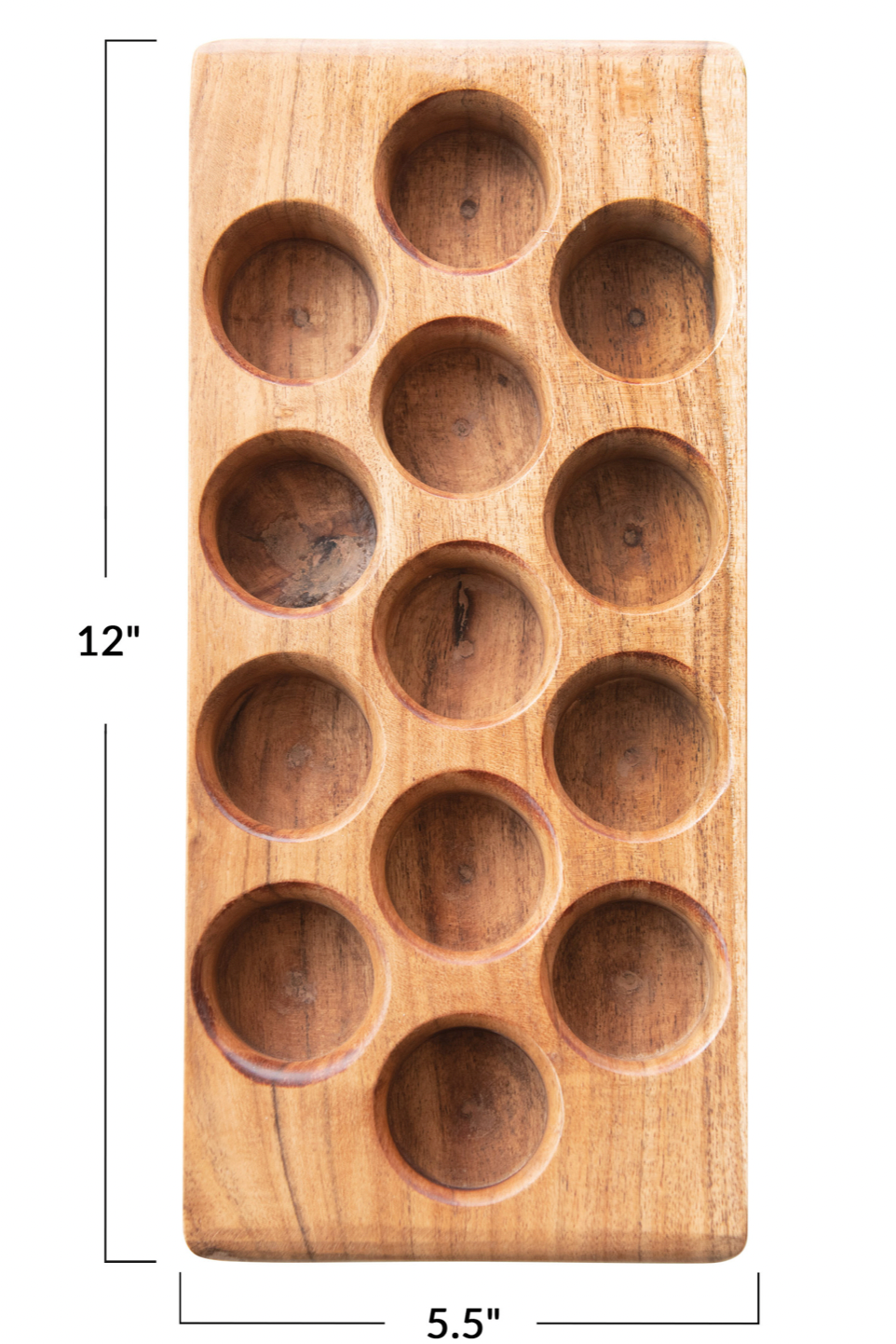 ACACIA WOOD EGG TRAY
