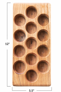 ACACIA WOOD EGG TRAY